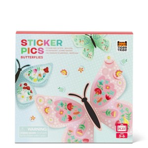 Motyle z naklejkami do dekorowania Tiger Tribe