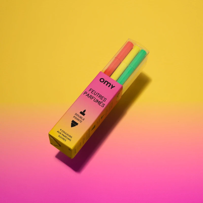 Pachnące pisaki owocowe 9 kolorów omy