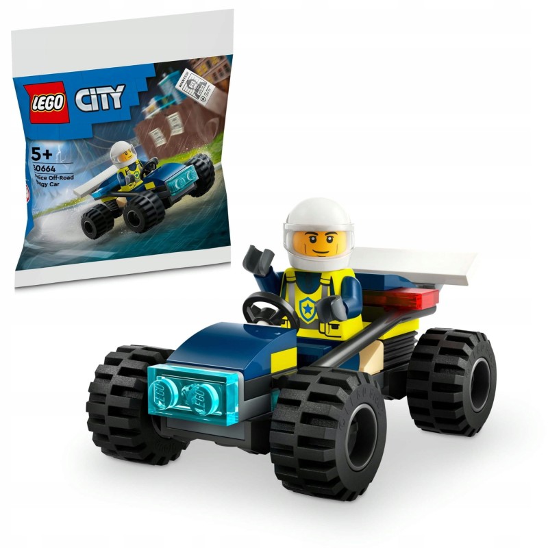 Policyjny łazik terenowy Lego saszetka 30664