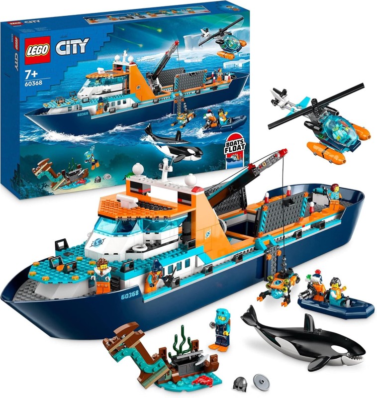 Lego 60368 Łódź badacza Arktyki
