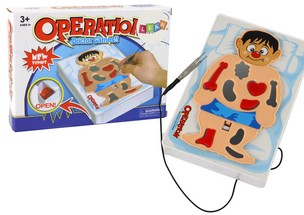 Gra Operacja Mały Doktor Pacjent Leantoys