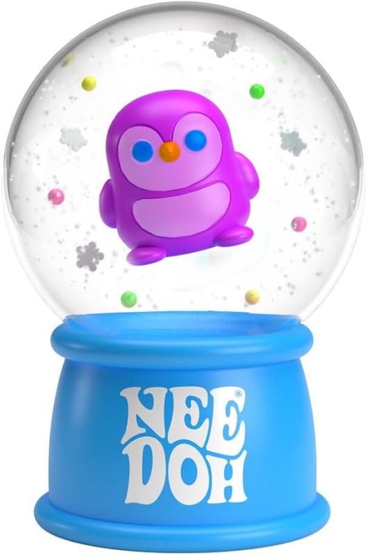 Schylling NeeDoh Snow Globes gniotek kula śnieżna pingwin