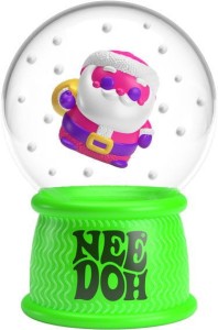 Schylling NeeDoh Snow Globes gniotek kula śnieżna Święty Mikołaj