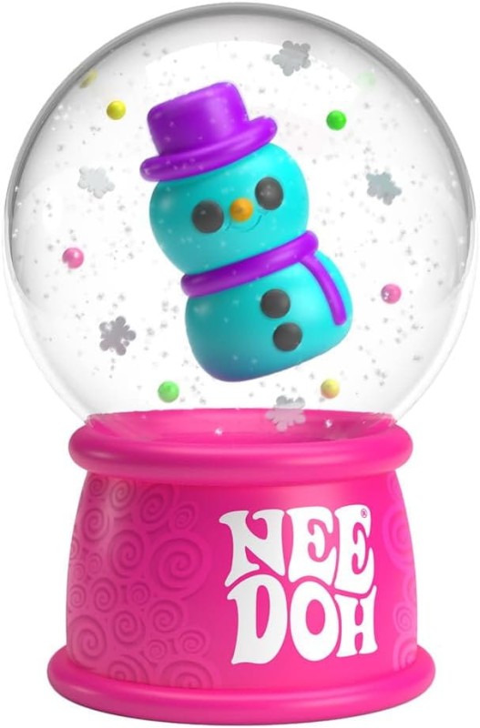 Schylling NeeDoh Snow Globes gniotek kula śnieżna bałwanek