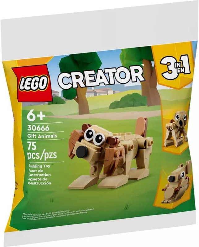 Pies, niedźwiedź i wiewiórka Lego Creator saszetka 30666