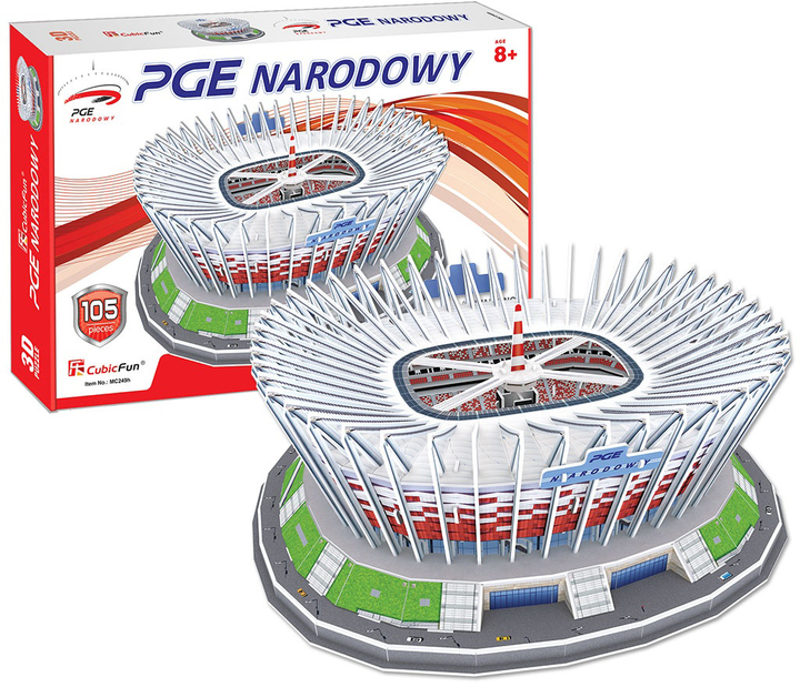 Stadion PGE Narodowy Polska puzzle 3D 105 el.