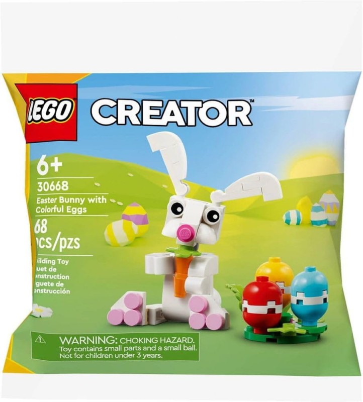 Lego Creator 30668 saszetka Zajączek wielkanocny z kolorowymi pisankami