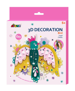 Dekoracja 3D ptak zrób sam DIY Avenir