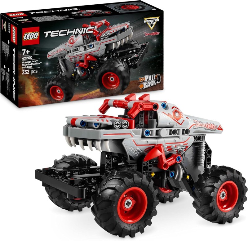 Lego 42200 Monster Jam ThunderROARus z napędem typu pull-back