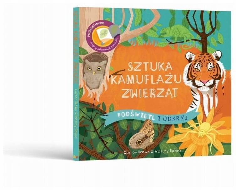 Sztuka kamuflażu zwierząt. Podświetl i Odkryj.