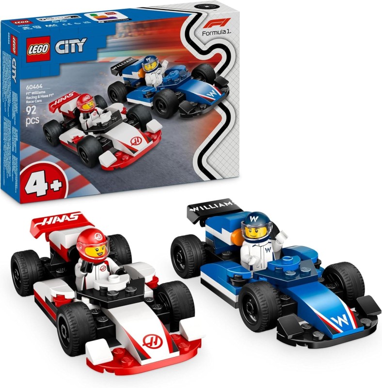 Lego 60464 F1 Bolidy Williams Racing i Haas