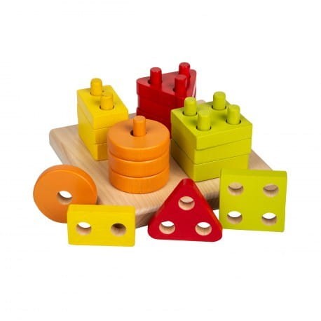 Sorter Kolorów i Kształtów Kwadratowy - Cubika