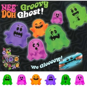 Świecący w ciemności Duszek gniotek 1 szt. Glowy Ghost Schylling