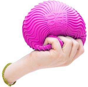 Gigantyczny gniotek piłka różowy Super Needoh Ripples Schylling