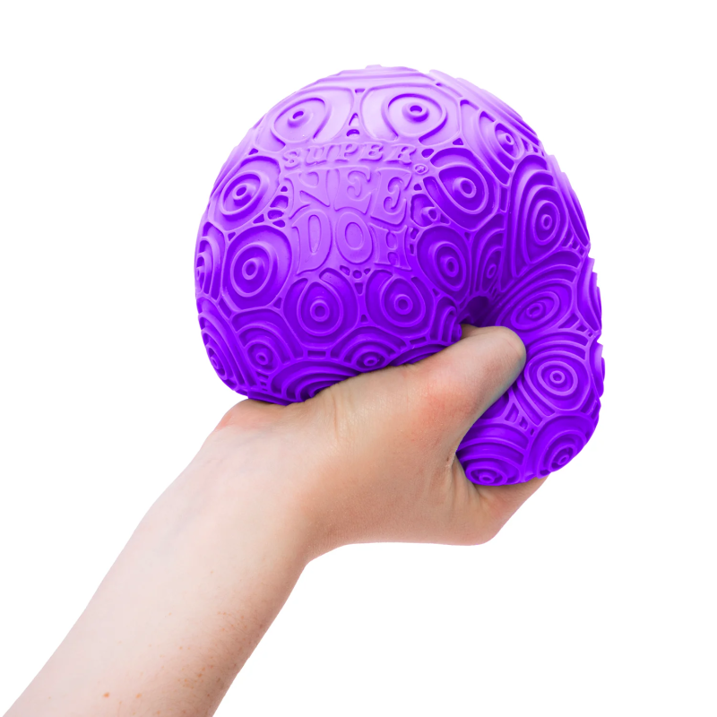 Gigantyczny gniotek piłka fioletowy Super Needoh Ripples Schylling