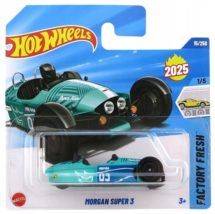 Hot Wheels Morgan Super 3 15/250