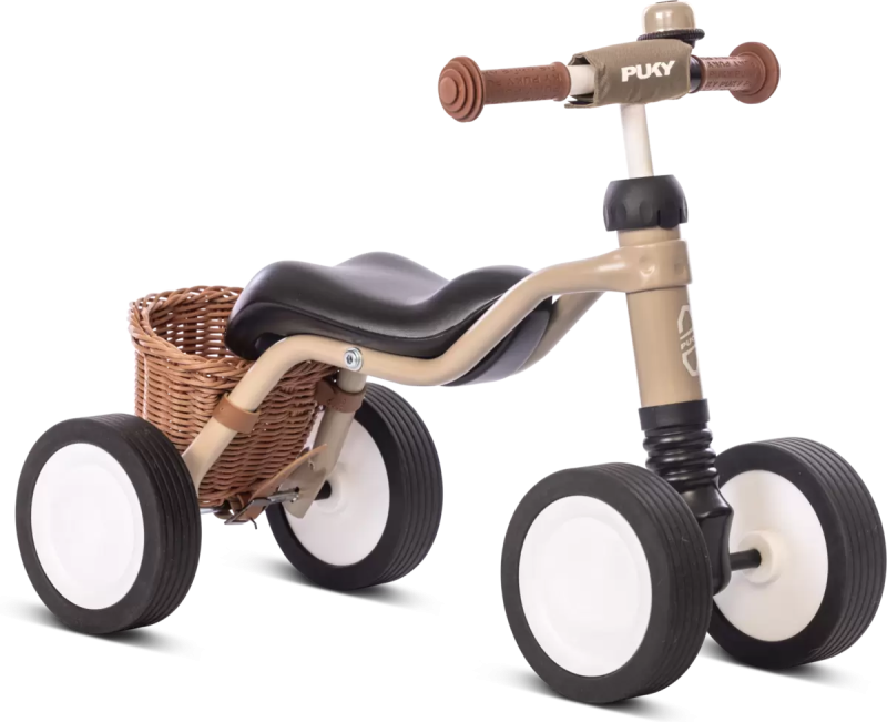 PUKY WUTSCH BUNDLE Rowerek Biegowy z koszyczkiem Jeździk dusty sand