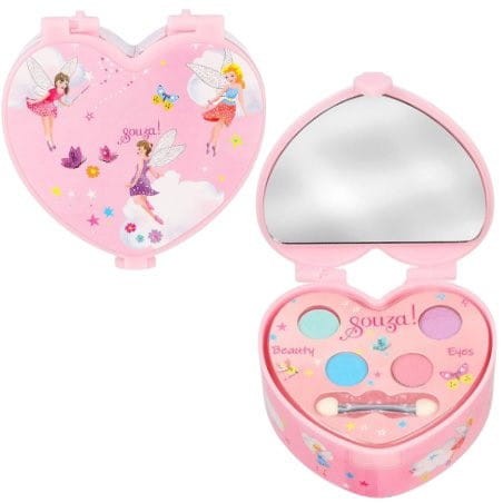 Szkatułka na biżuterię z 4 cieniami do powiek dla dzieci Serce Souza!