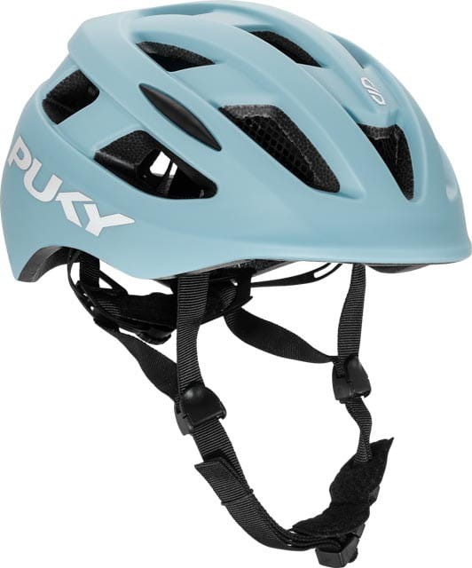 Kask dziecięcy rowerowy ze światełkiem Puky M niebieski 54-58 cm