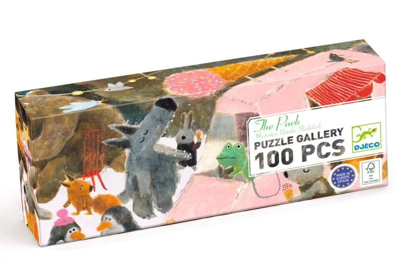 Puzzle gallery 100 el. Przyjęcie Djeco