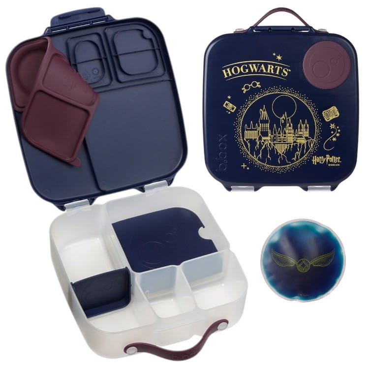 Duża śniadaniówka z przegródkami Lunchbox Harry Potter b.box