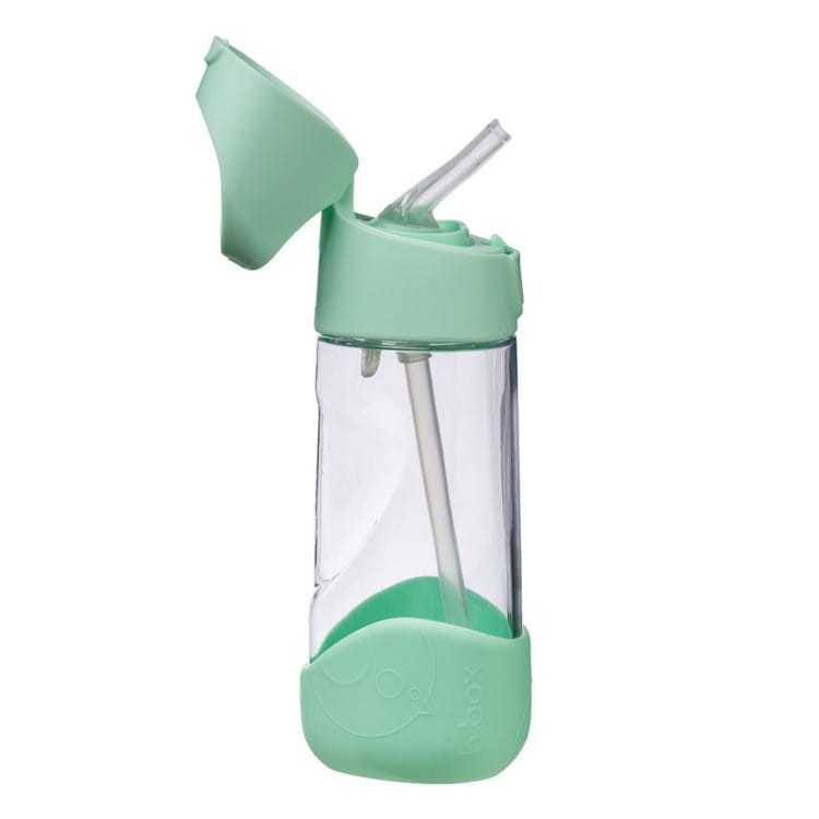 Butelka ze słomką 450 ml tritanowa, bidon Spearmint b.box