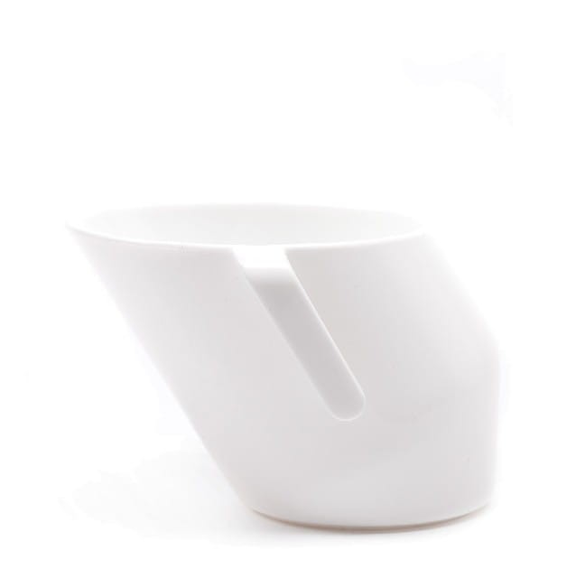 Krzywy Kubek 200ml Alabastrowy Biały - Doidy Cup