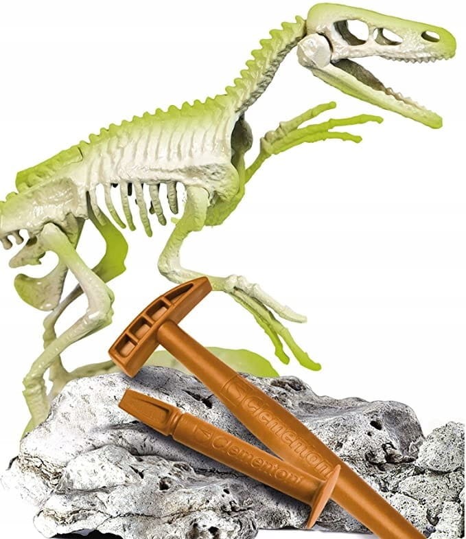 Skamieniałości dinozaur Welociraptor Clementoni