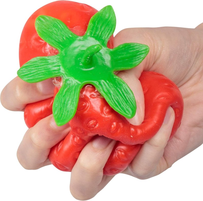 Gniotek truskawka czerwona Squishy fragola