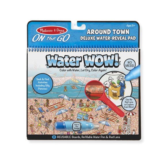 Wodna Kolorowanka z Lupą Water Wow Miasto - Melissa & Doug