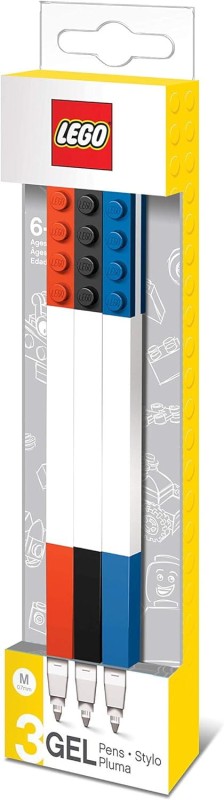 Lego Zestaw 3 długopisów żelowych 5005109