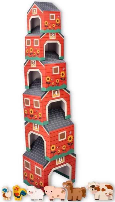Domki zwierząt z figurkami Farma Adam Toys
