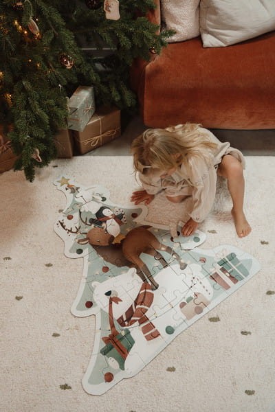 Świąteczne puzzle Choinka 35 el. X-mas Little Dutch