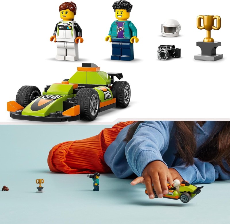 Lego 60399 Zielony samochód wyścigowy