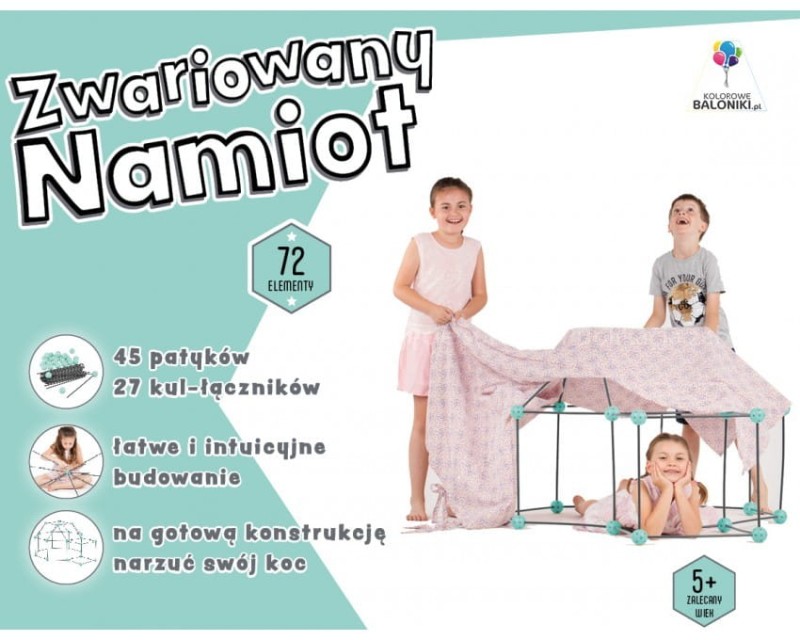 Zwariowany Namiot Rurki Łączniki do Budowania Bazy