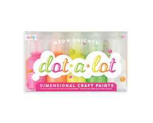 Farby Kropkowe Neonowe Dot a Lot - Ooly