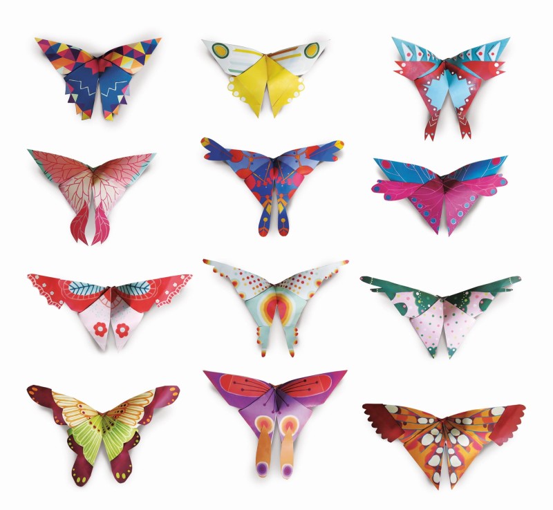 Origami Motyle 12 modeli i dekoracje Ludattica