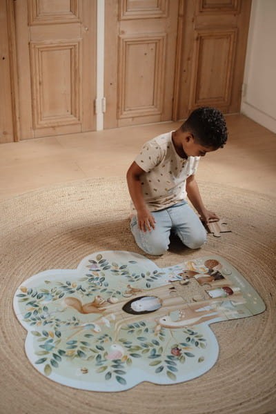 Puzzle Drzewo 37 el. 90 cm Forest Friends Little Dutch