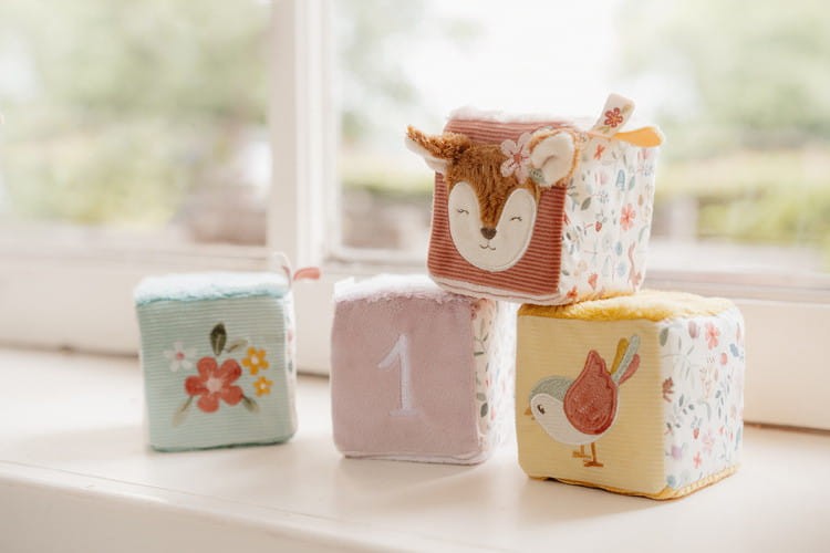Little Dutch 4 miękkie klocki Soft Cubes Fairy Garden