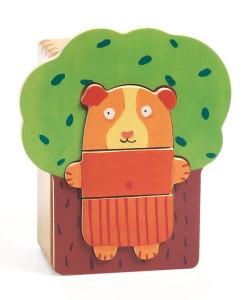 Drewniana Układanka Puzzle Zwierzaki na Drzewie - Djeco