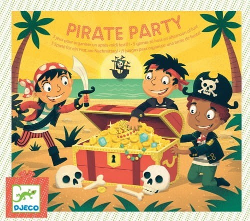 Gra Towarzyska Pirate Party 5 gier - Djeco