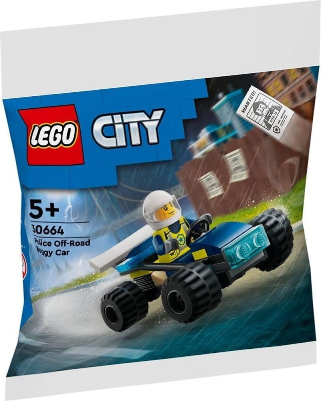 Policyjny łazik terenowy Lego saszetka 30664