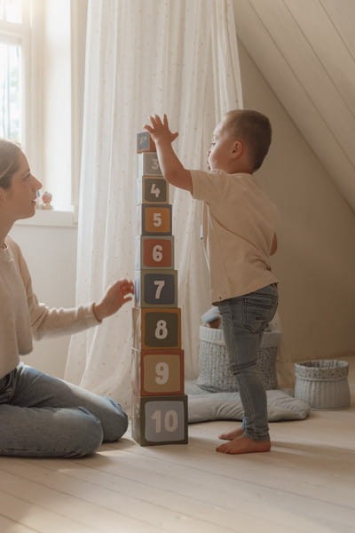 Kartonowe pudełka wieża Zwierzęta z Lasu Little Dutch