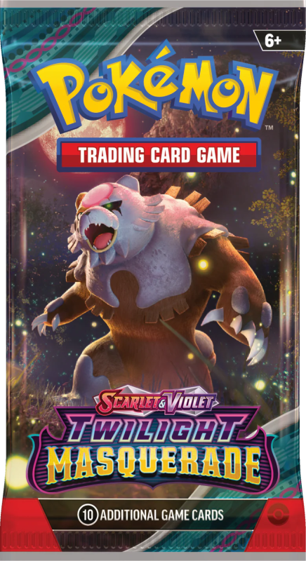 Saszetka z kartami Pokemon TCG Twilight Masquerade Scarlet&Violet 1 szt.