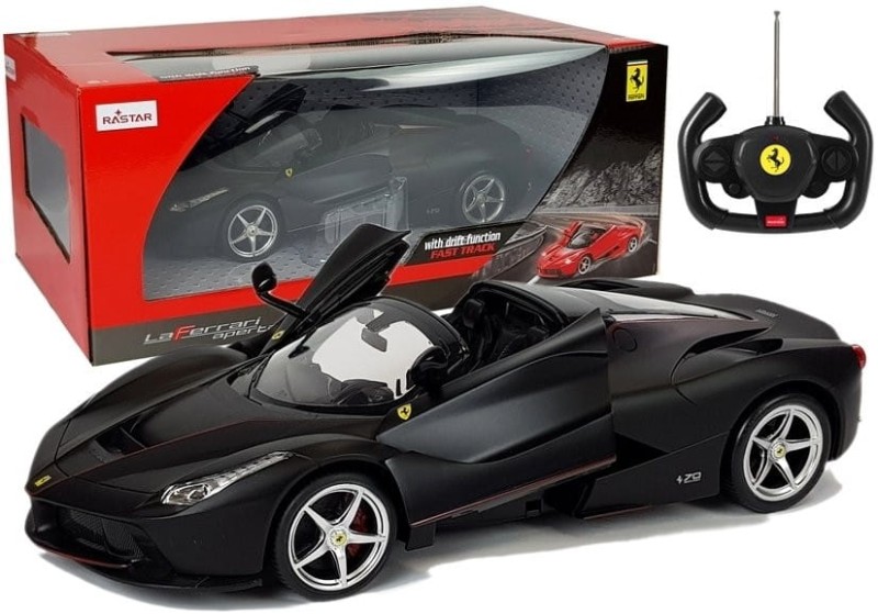 Ferrari Aperta Rastar 1:14 Czarne zdalnie sterowane