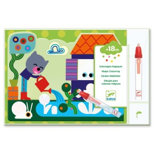 Wodna kolorowanka Ukryte w ogrodzie - Djeco