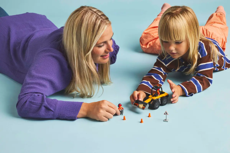 Lego 60450 Żółta ładowarka koparka kołowa