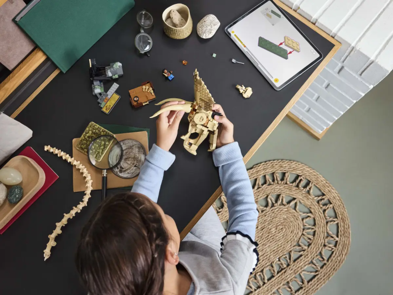 Lego 76969 Szkielety dinozaurów: czaszka triceratopsa