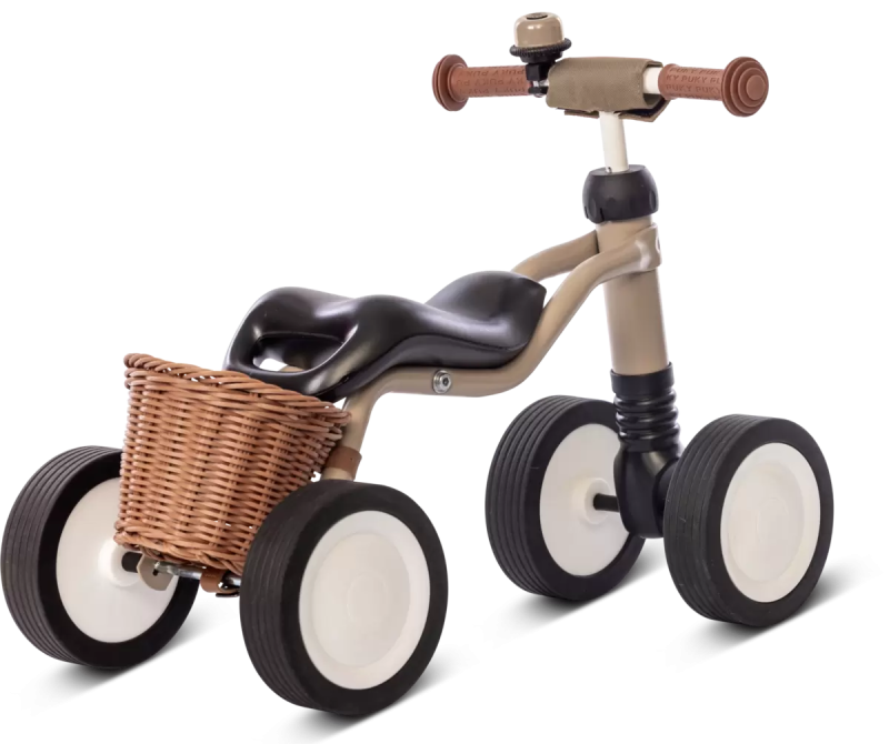 PUKY WUTSCH BUNDLE Rowerek Biegowy z koszyczkiem Jeździk dusty sand