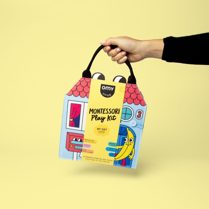 Montessori miękka książka Mój dzień aktywizująca Omy